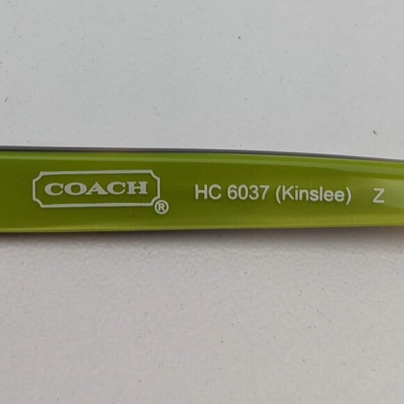 🕶️Coach HC6037 Kinslee 5052 Eyeglasses 51/16 140 /KAG422🕶️ - Picture 3 of 6